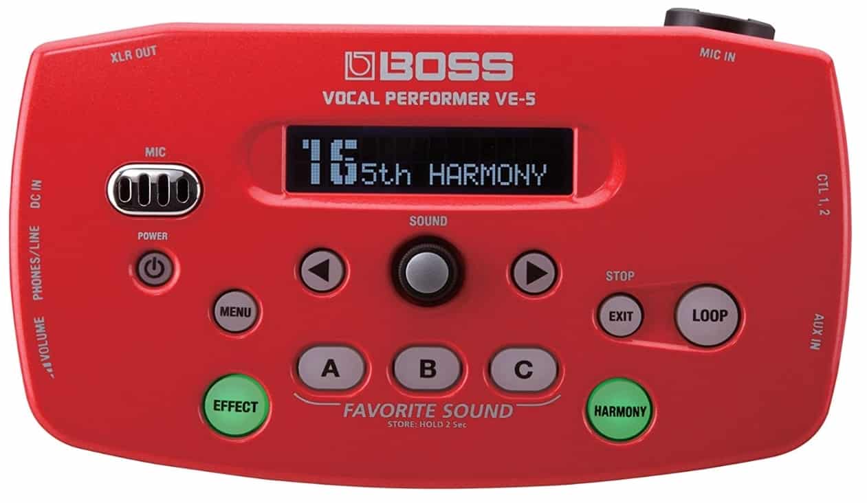 BOSS VE-5 - BEST VOCAL PROCESSORS