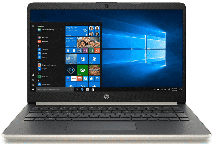 HP 2019 14 - best laptops under 600 with ssd