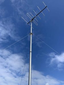 how to build a 40' antenna mast