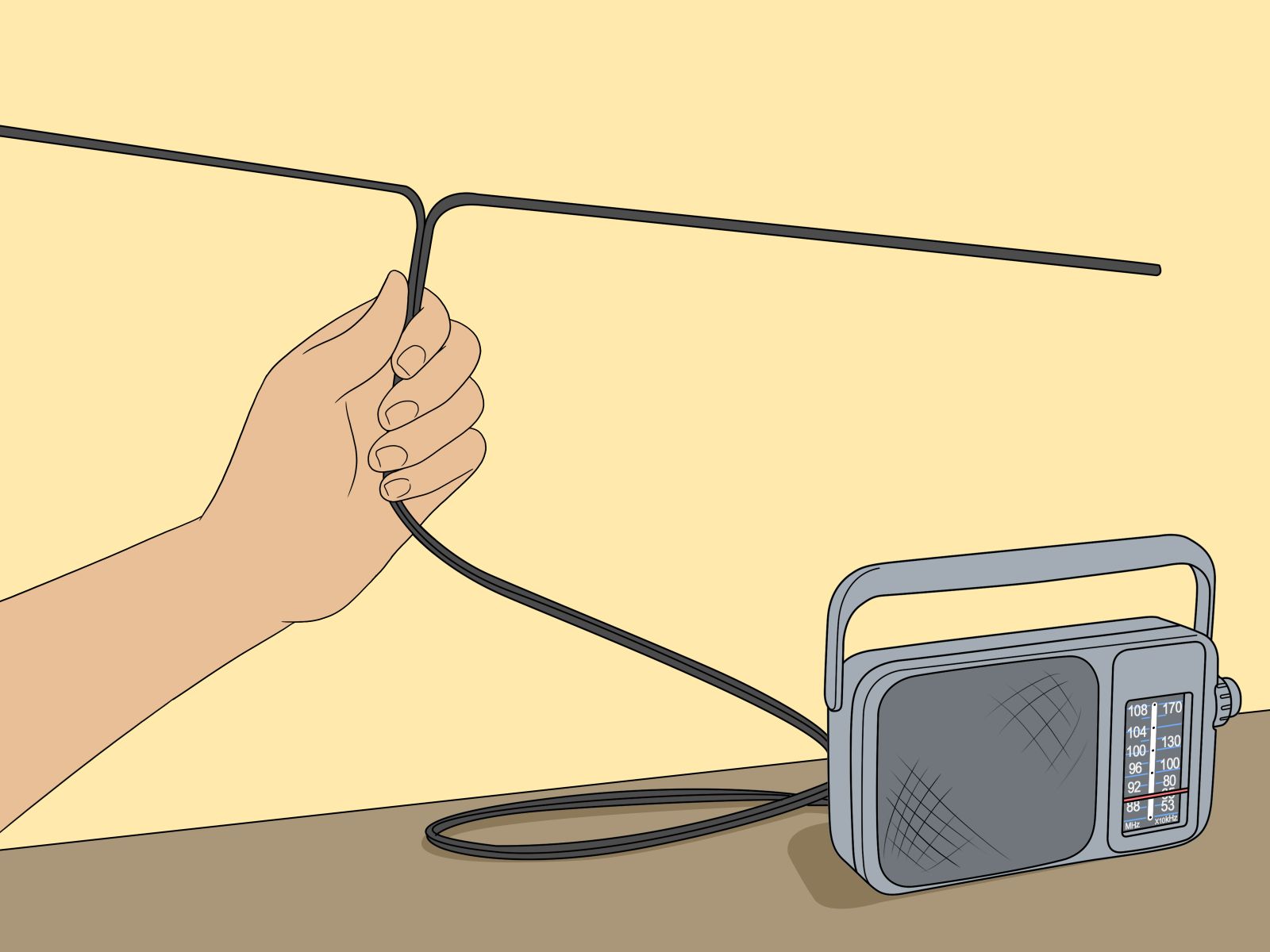 how to improve FM signal with single wire antenna