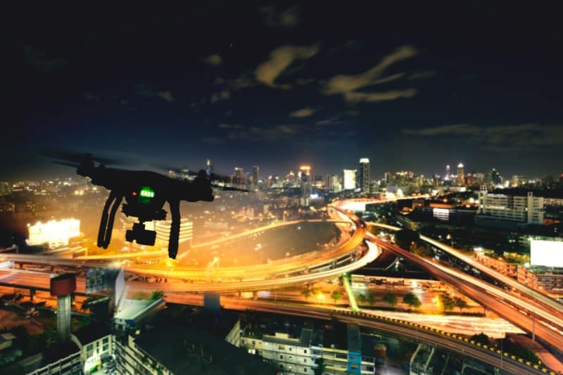 can you fly a drone at night
