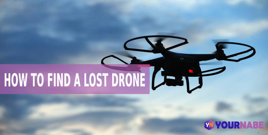 how to find a lost drone