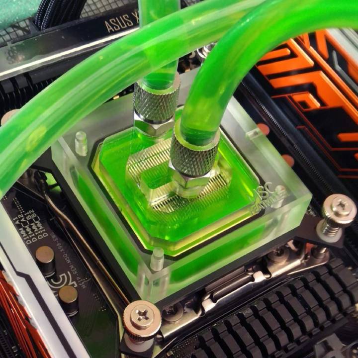 cpu block - install water cooling CPU